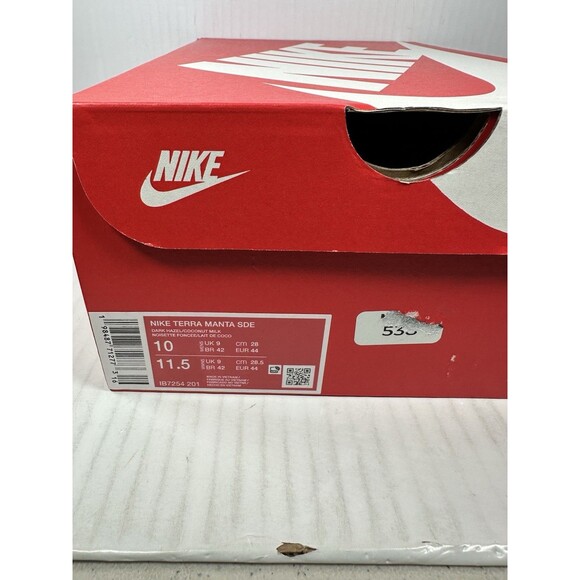 Nike Terra Manta SDE Shoes Men Size 10 Dark Hazel Coconut Milk IB7254-201 NEW